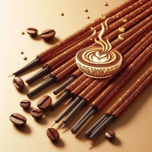 Mocha Momentum – Coffee-Inspired Shimmering Incense Sticks